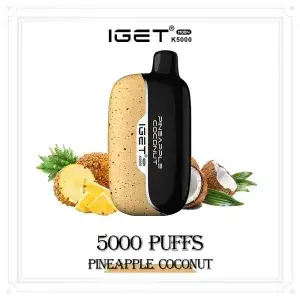 IGET Moon K5000 PUFFS – Pineapple Coconut