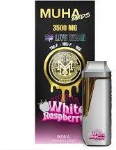 MUHA MEDS WHITE RASPBERRY 3500 MG DISPOSABLE| INDICA