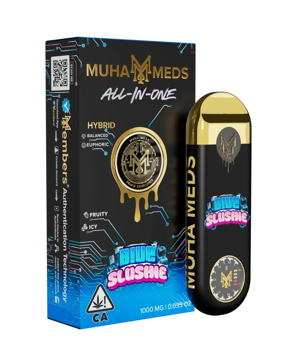 BLUE SLUSHIE Muha Meds Disposable