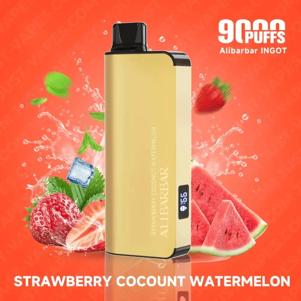 ALIBARBAR INGOT 9000 PUFF – STRAWBERRY COCONUT WATERMELON