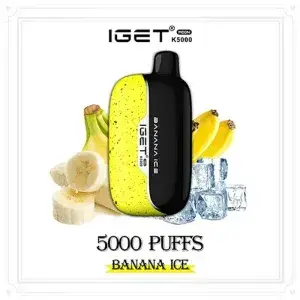 IGET Moon K5000 PUFFS – Banana Ice