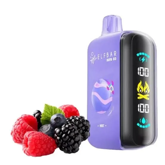 ELF BAR Raya D3 Strawberry Raspberry Cherry