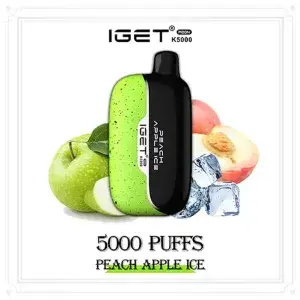IGET Moon K5000 PUFFS – Peach Apple