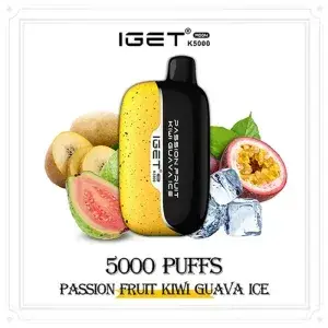 IGET Moon K5000 Puffs – Passionfruit Kiwi Guava