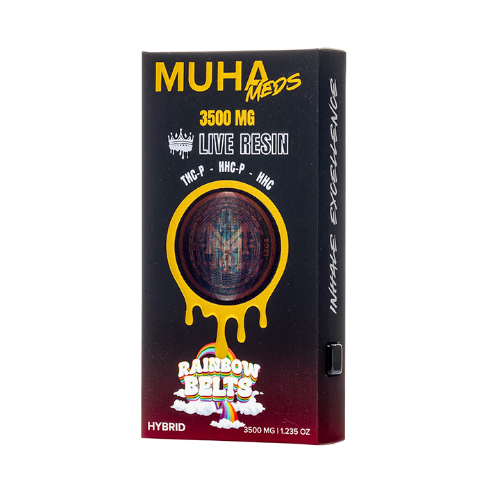 MUHA MEDS RAINBOW BELTS 3500 MG DISPOSABLE
