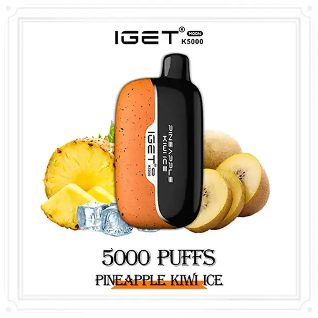 IGET Moon K5000 Puffs – Pineapple Kiwi Ice