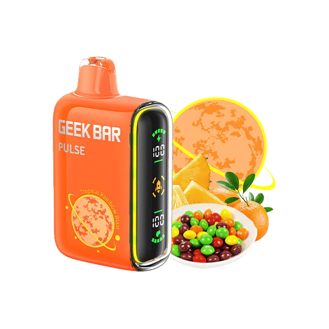 Tropical Rainbow Blast Geek Bar Pulse 15000 puffs